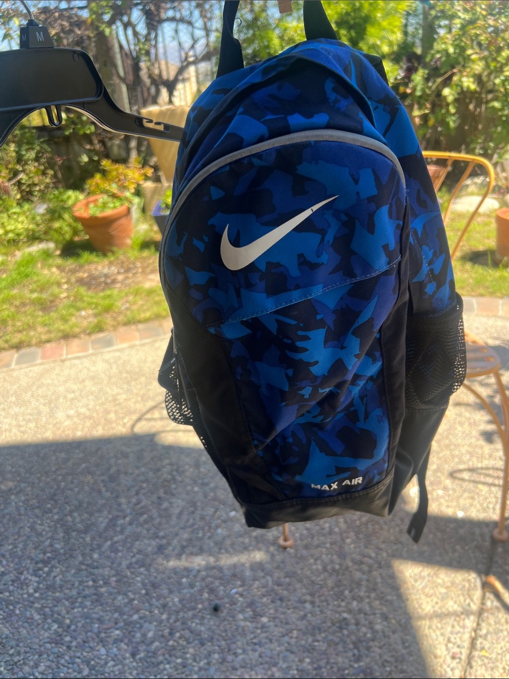 Nike Blue Camo Max Air Backpack